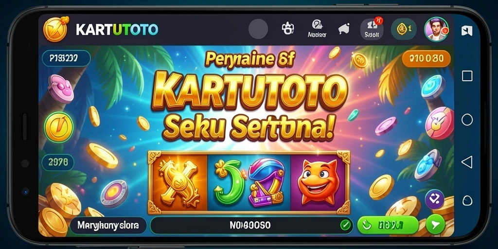 Tampilan gameplay KARTUTOTO yang seru dan menghibur.
