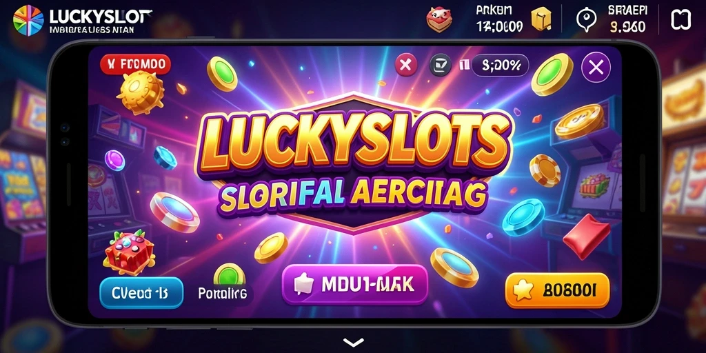 Gameplay seru dari LUCKYSLOTS dengan tema mesin slot yang beragam.