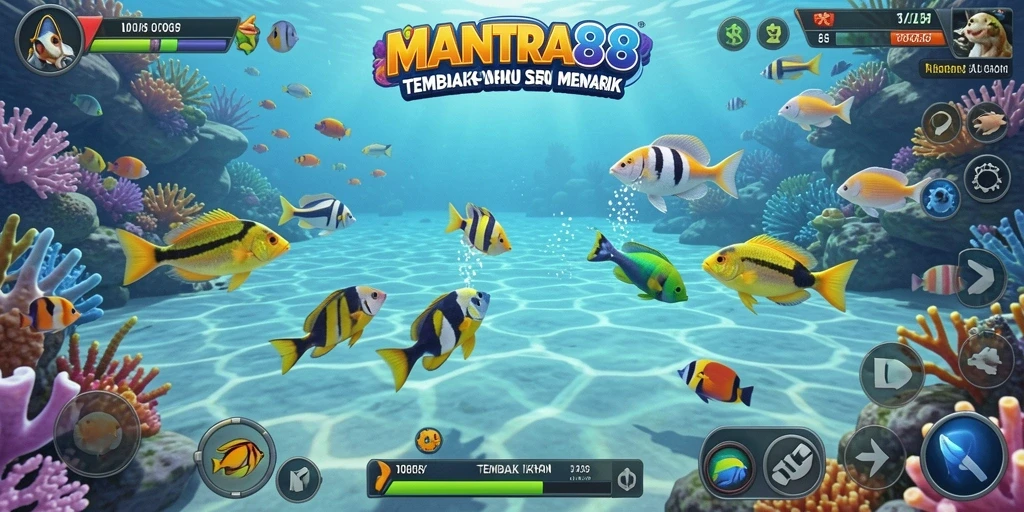 Gameplay seru dan menantang dalam Tembak Ikan.