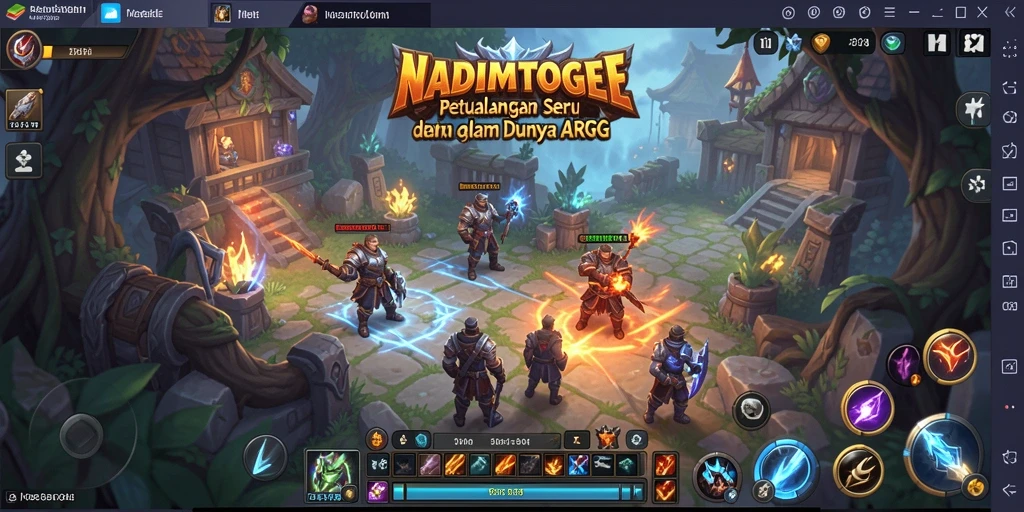 Tampilan menarik dari gameplay ARPG NADIMTOGEL.
