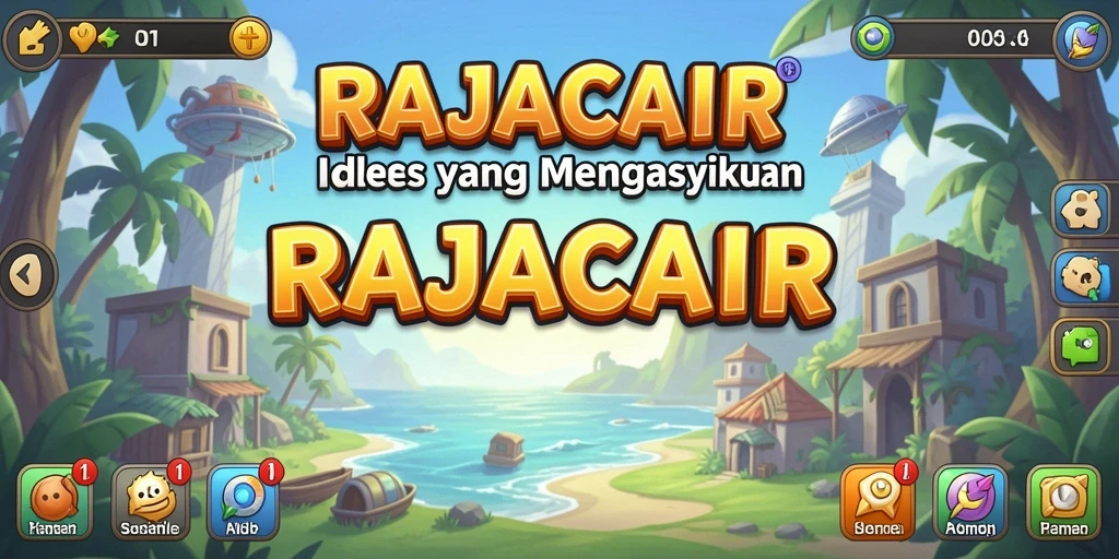 Tangkapan layar gameplay RAJACAIR yang menggambarkan suasana bermain yang santai.